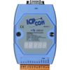 Addressable RS-485 to RS-232/RS-485 Converter with 2 Digital input, 3 Digital output and 7-Segment LED Display (Blue Cover)ICP DAS